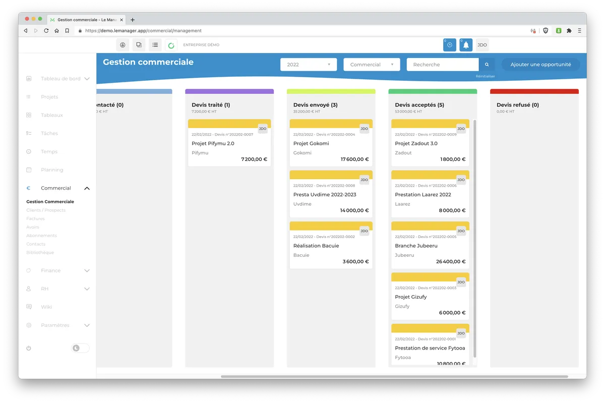 Pandra 4 logiciel gestion commerciale