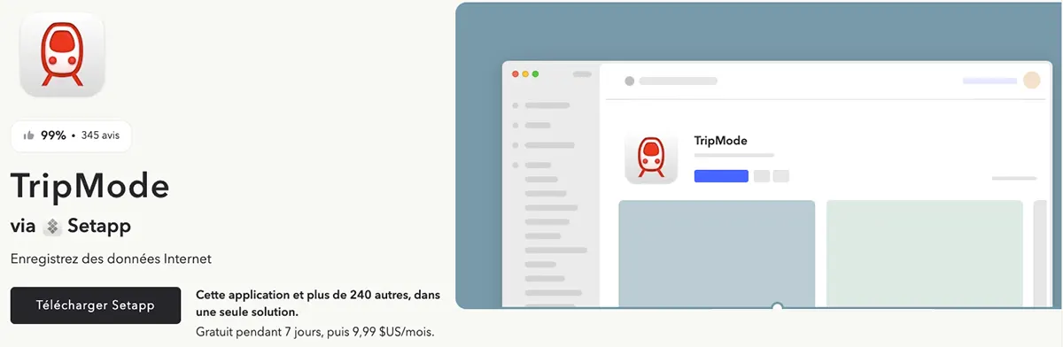 setapp applications tripmode
