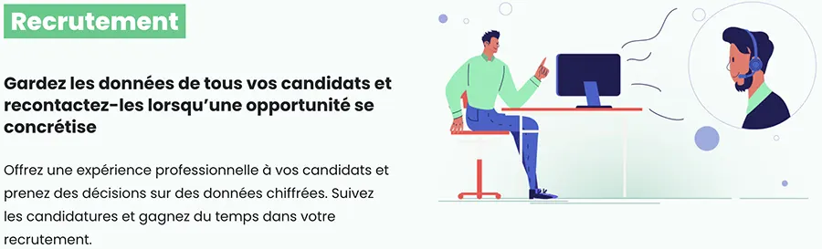 Stafiz : fonctionnalités recrutement Stafiz : fonctionnalités recrutement