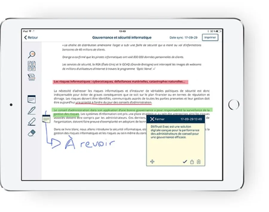 Une solution SaaS pour les conseils d'administration