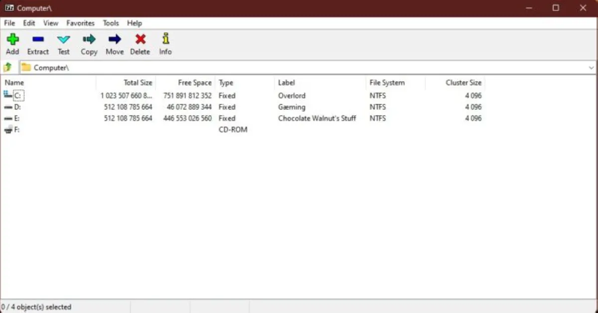 7-Zip : test de l'interface de ce logiciel convertisseur de fichiers pour entreprise 7-Zip : test de l'interface de ce logiciel convertisseur de fichiers pour entreprise