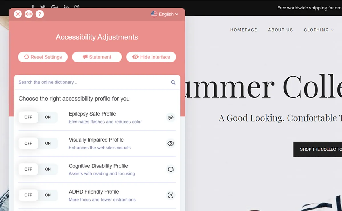 Accessibe : test de l'interface de ce logiciel d'accessibilité web pour entreprise Accessibe : test de l'interface de ce logiciel d'accessibilité web pour entreprise
