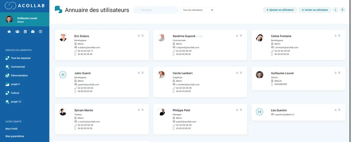 ACollab : test de l'interface de ce logiciel de digital workplace pour entreprise ACollab : test de l'interface de ce logiciel de digital workplace pour entreprise