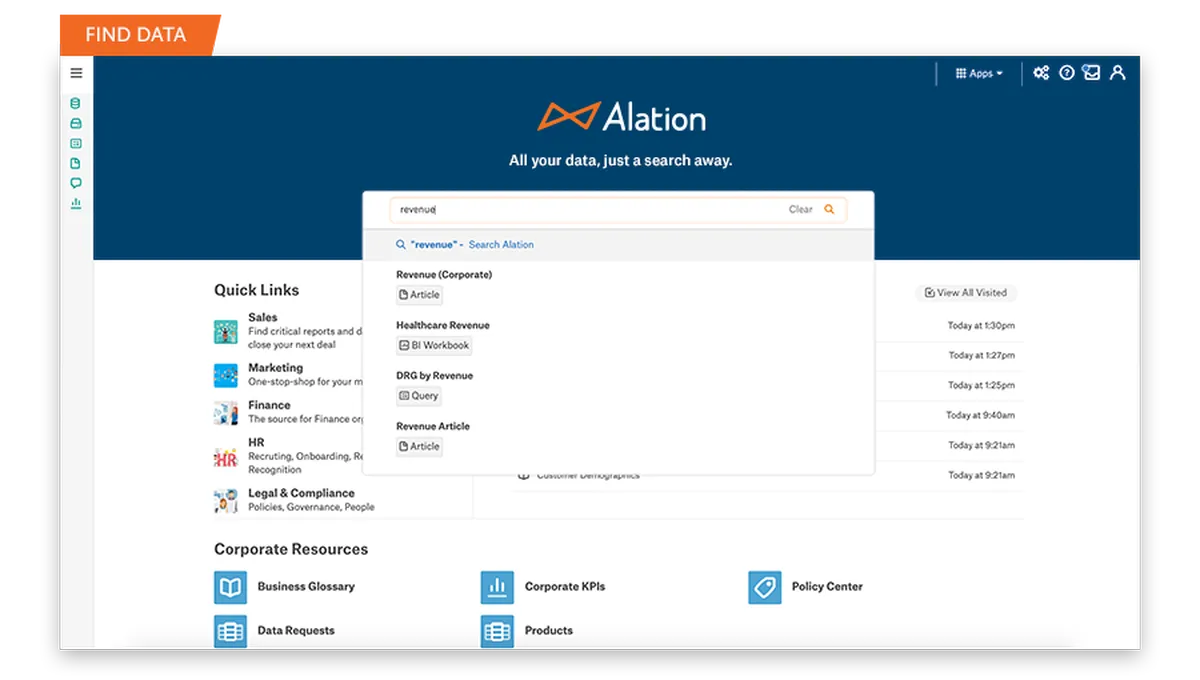 Alation : test de l'interface de ce logiciel de catalogue de données pour entreprise Alation : test de l'interface de ce logiciel de catalogue de données pour entreprise