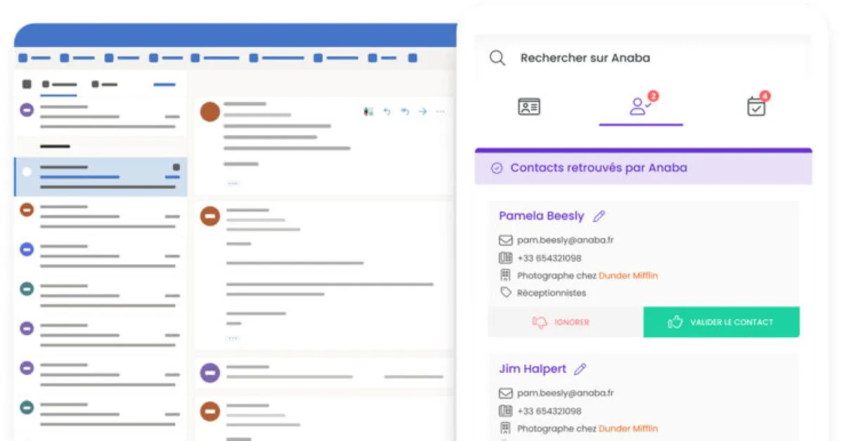 Anaba : test de l'interface de ce logiciel de gestion des contacts pour entreprise Anaba : test de l'interface de ce logiciel de gestion des contacts pour entreprise