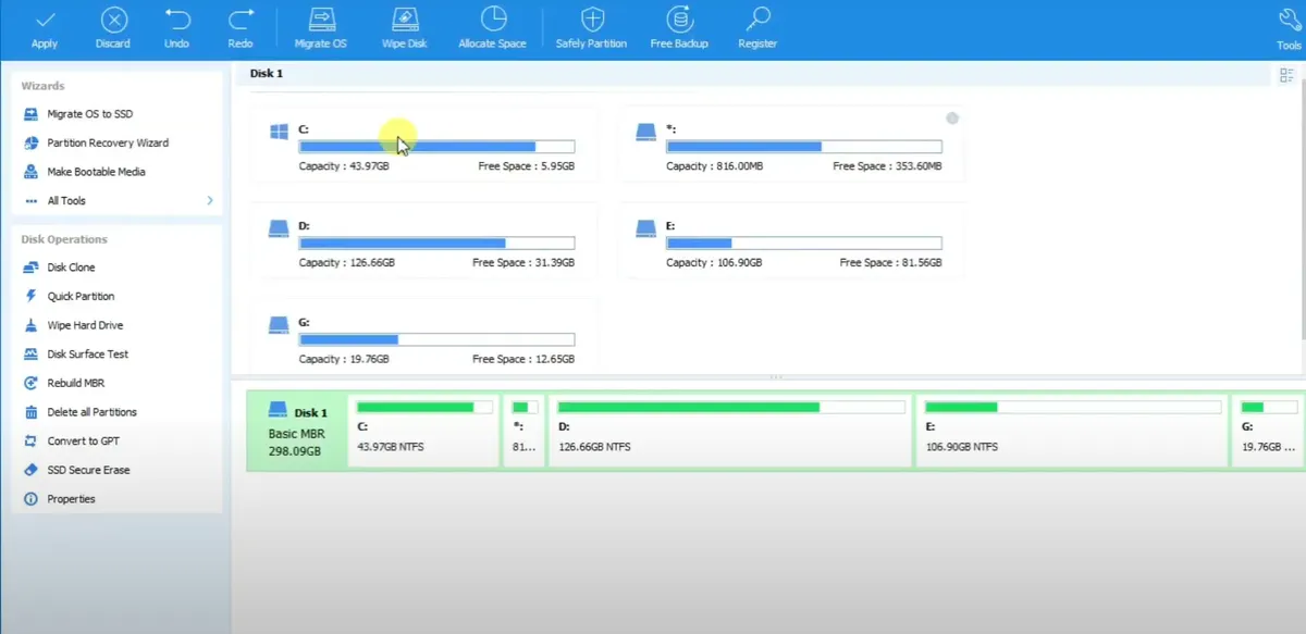 Aomei Partition Assistant : test de l'interface de ce logiciel d'images ISO pour entreprise Aomei Partition Assistant : test de l'interface de ce logiciel d'images ISO pour entreprise