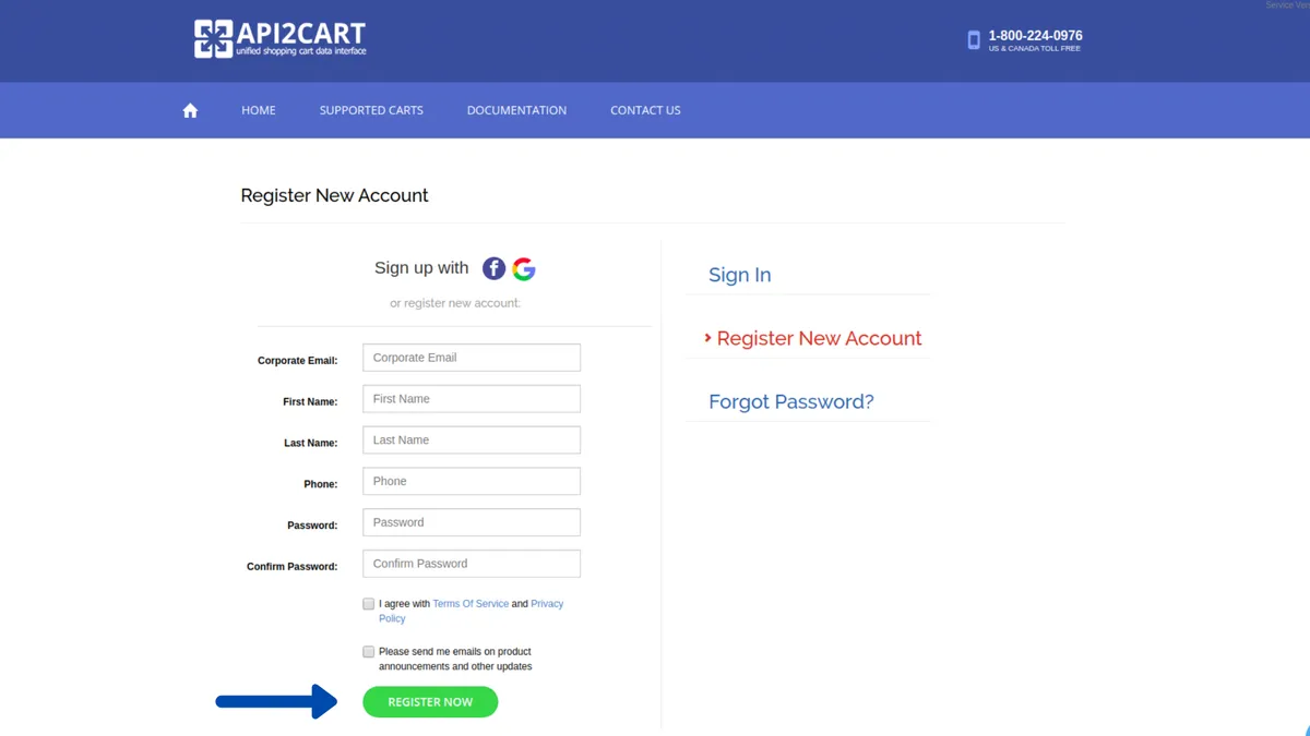 API2Cart : test de l'interface de ce logiciel de panier d'achat pour entreprise