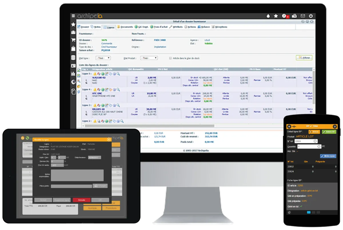 Archipelia : test de l'interface de ce logiciel ERP pour entreprise Archipelia : test de l'interface de ce logiciel ERP pour entreprise