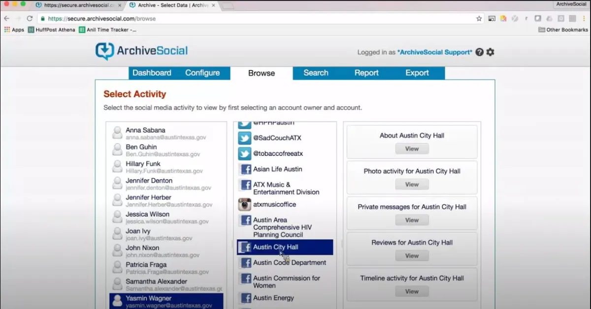ArchiveSocial : test de l'interface de ce logiciel d'analyse des réseaux sociaux pour entreprise
