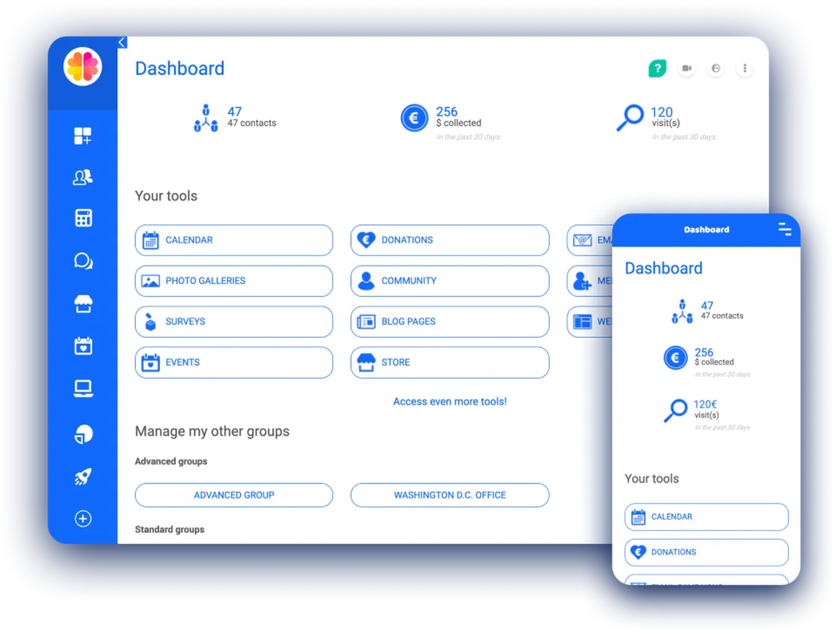Assoconnect : test de l'interface de ce logiciel pour associations / ONG pour entreprise