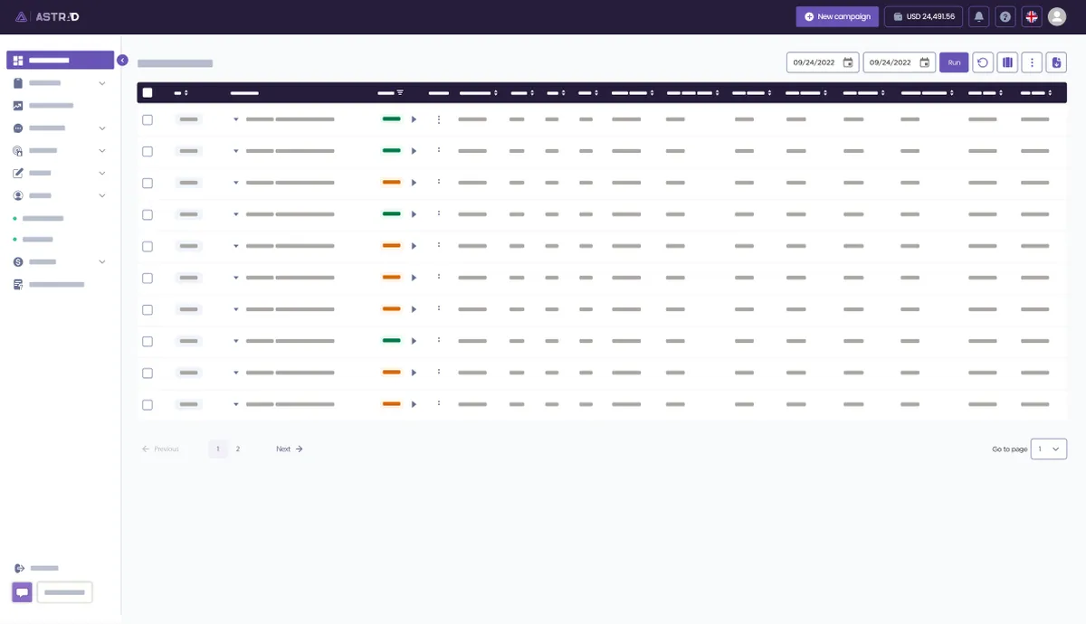 ASTRAD DSP : test de l'interface de cette plateforme de publicité programmatique pour entreprise ASTRAD DSP : test de l'interface de cette plateforme de publicité programmatique pour entreprise