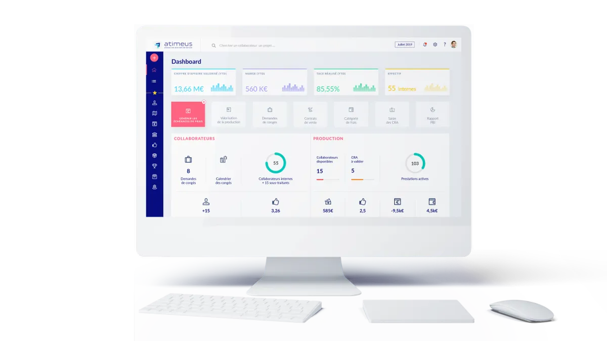 Atimeus : test de l'interface de ce logiciel ERP pour entreprise