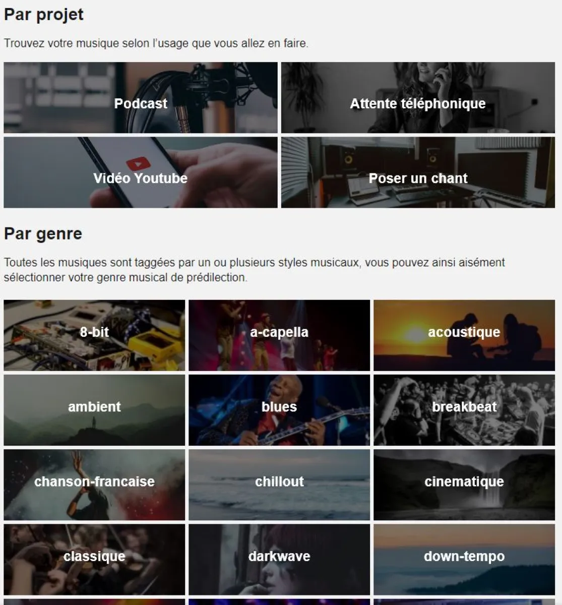 Auboutdufil : test de l'interface de cette banque de musique pour entreprise Auboutdufil : test de l'interface de cette banque de musique pour entreprise