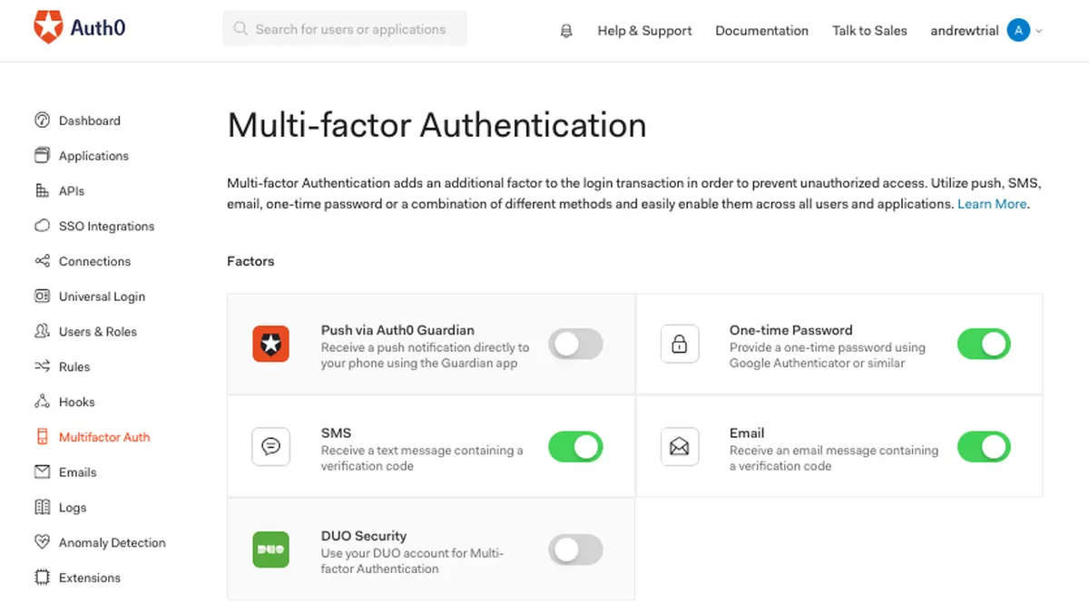 Auth0 : test de l'interface de ce logiciel de gestion des identités et des accès pour entreprise