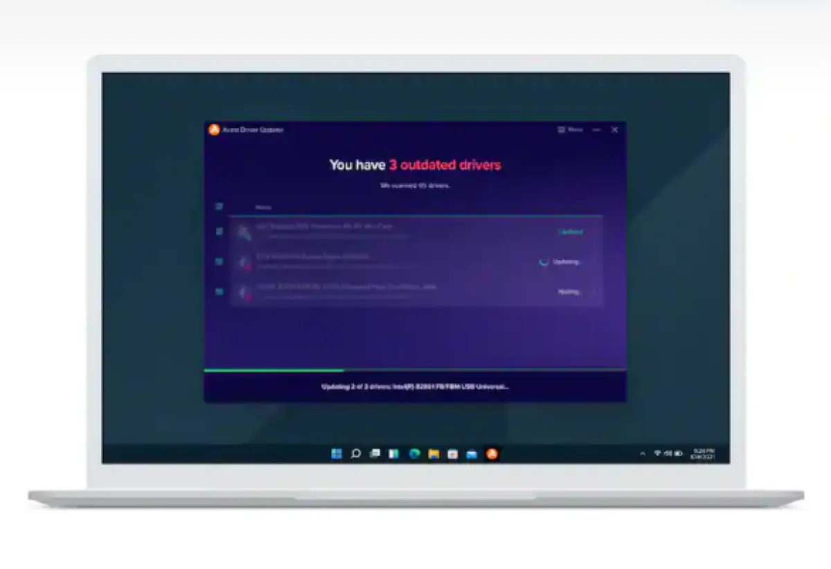 Avast Driver : test de l'interface de ce logiciel de mise à jour de pilotes / drivers pour entreprise