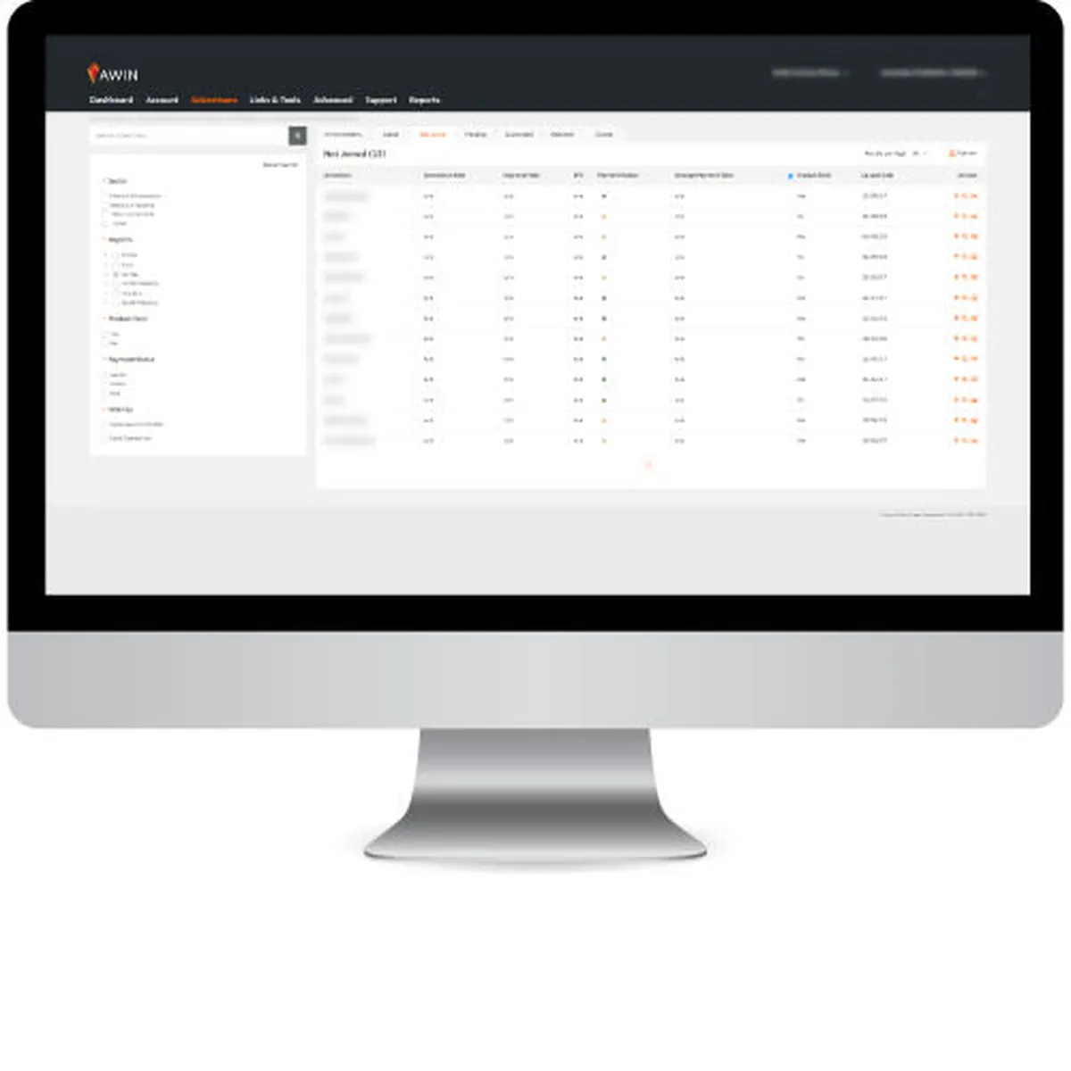 Awin : test de l'interface de ce logiciel d'affiliation pour entreprise
