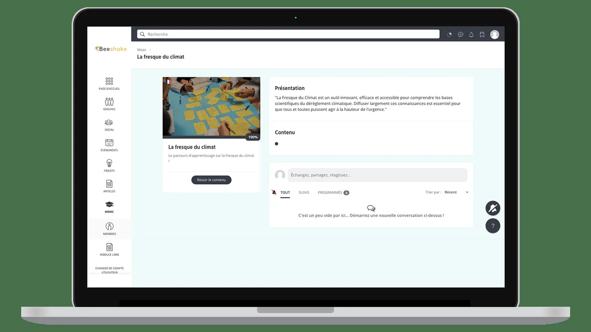 Beeshake : test de l'interface de ce logiciel de brainstorming pour entreprise