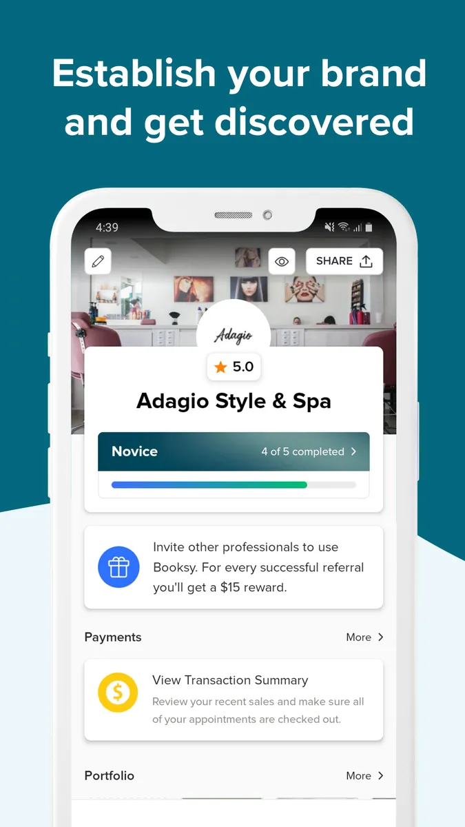Booksy : test de l'interface de ce logiciel pour salon de beauté / coiffeur / spa pour entreprise Booksy : test de l'interface de ce logiciel pour salon de beauté / coiffeur / spa pour entreprise