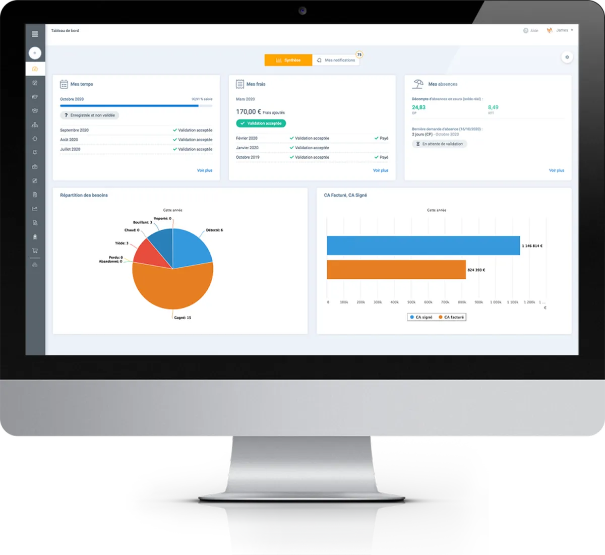 Boond : test de l'interface de ce progiciel pour entreprise Boond : test de l'interface de ce progiciel pour entreprise