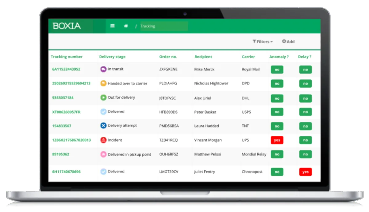 Boxia : test de l'interface de ce logiciel de gestion des livraisons pour entreprise Boxia : test de l'interface de ce logiciel de gestion des livraisons pour entreprise
