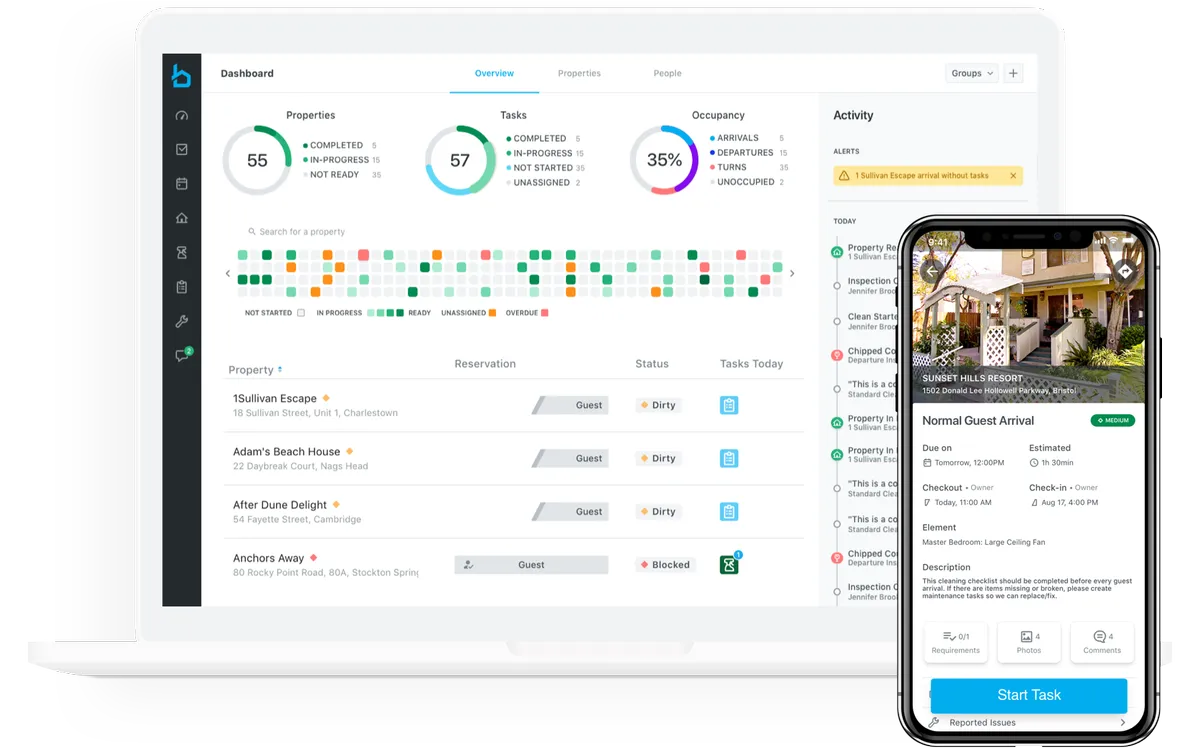Breezeway : test de l'interface de ce logiciel de gestion hôtelière pour entreprise