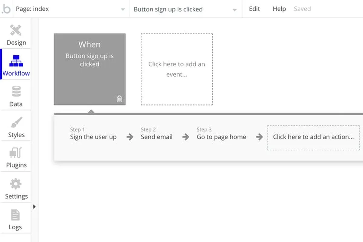 Bubble : test de l'interface de ce logiciel de création d'applications pour entreprise Bubble : test de l'interface de ce logiciel de création d'applications pour entreprise