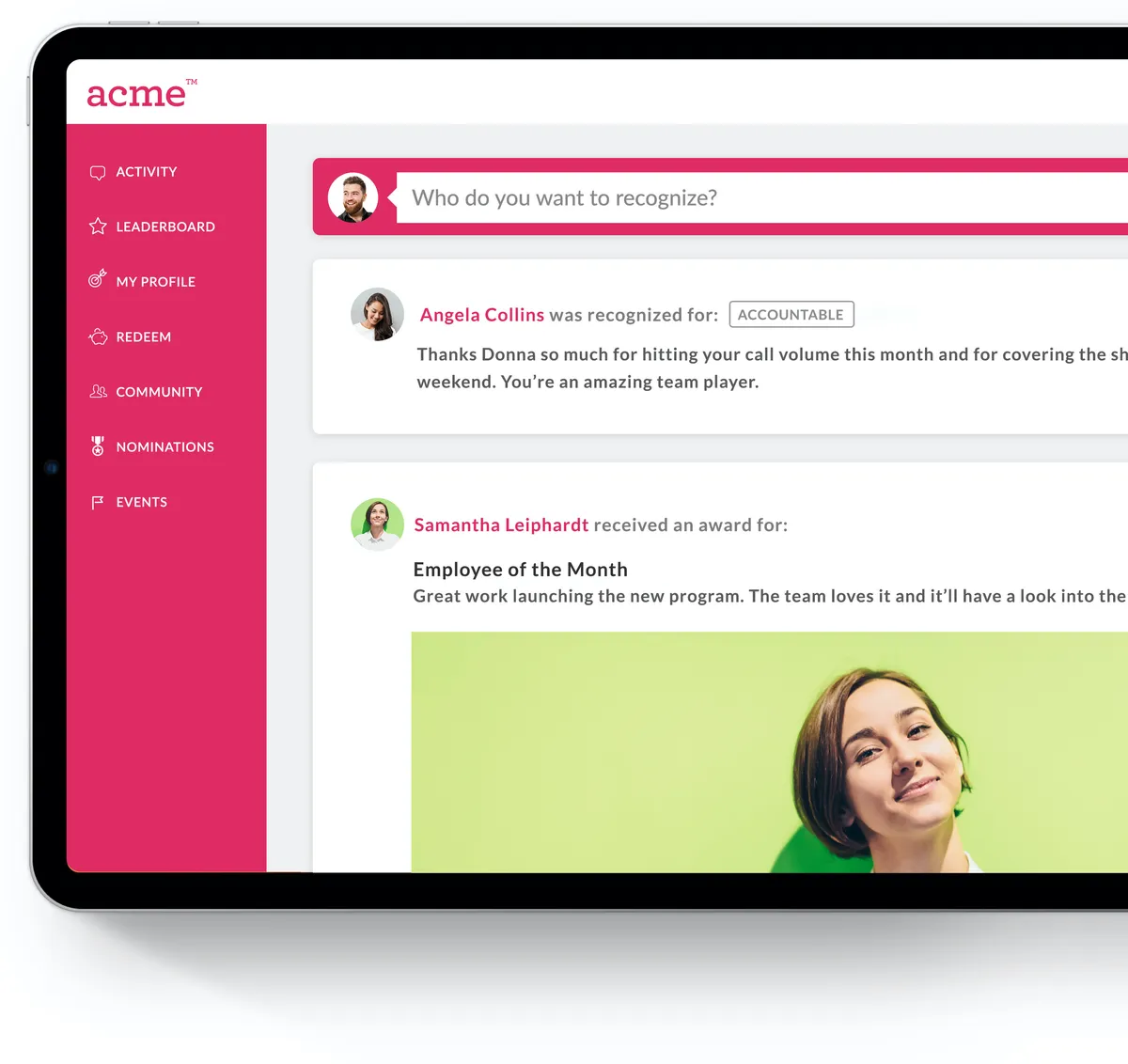 Bucketlist : test de l'interface de ce logiciel de reconnaissance des employés pour entreprise Bucketlist : test de l'interface de ce logiciel de reconnaissance des employés pour entreprise