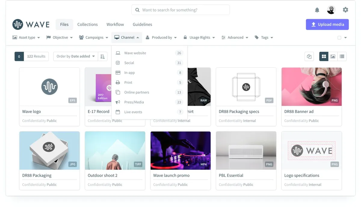 Bynder : test de l'interface de ce logiciel de gestion des actifs numériques pour entreprise Bynder : test de l'interface de ce logiciel de gestion des actifs numériques pour entreprise