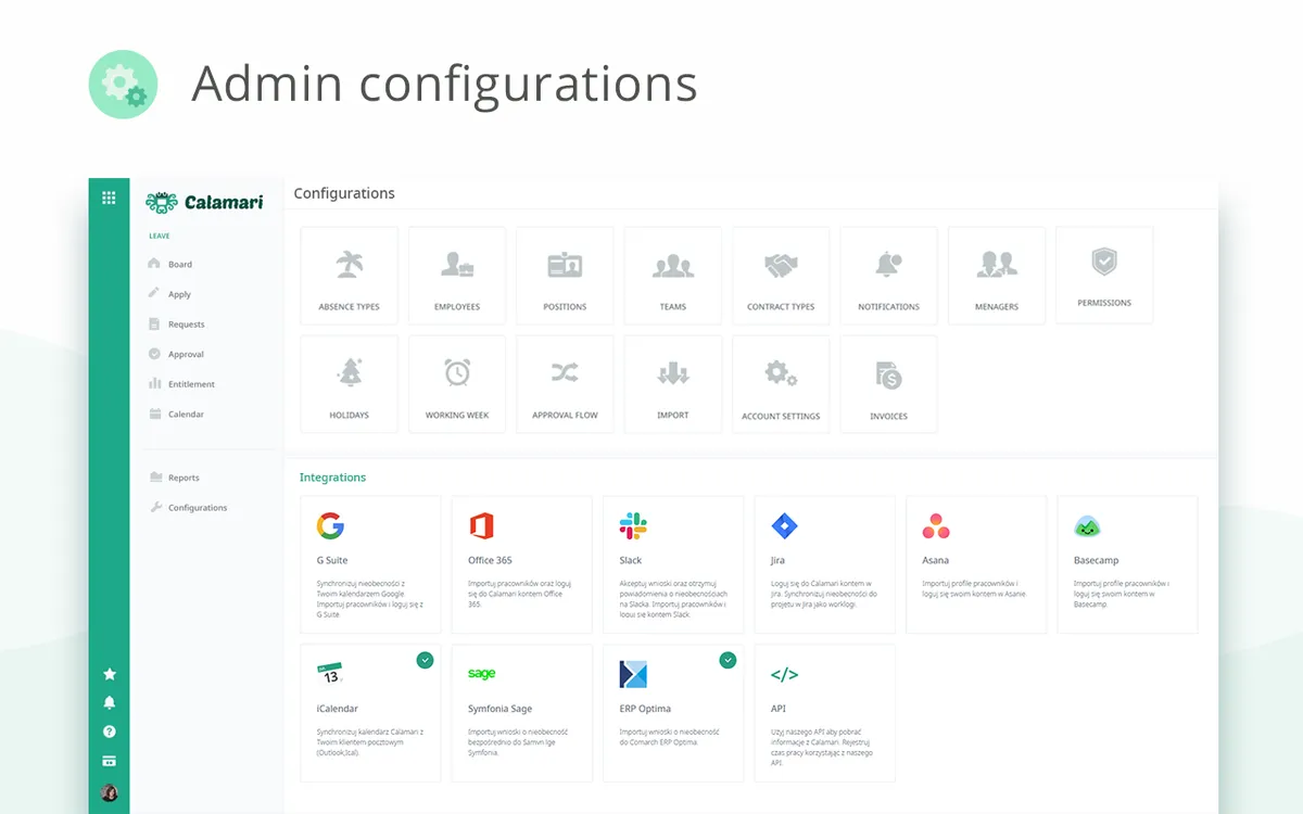 Calamari : test de l'interface de ce logiciel RH pour entreprise Calamari : test de l'interface de ce logiciel RH pour entreprise