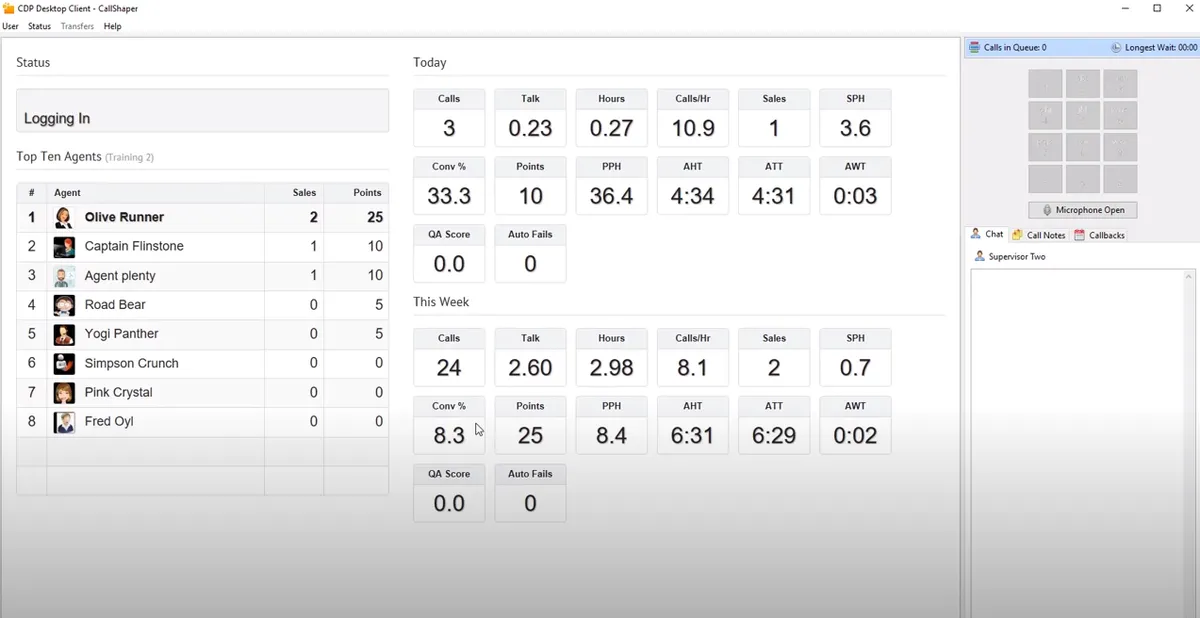 CallShaper : test de l'interface de ce logiciel de numérotation automatique / prédictive pour entreprise