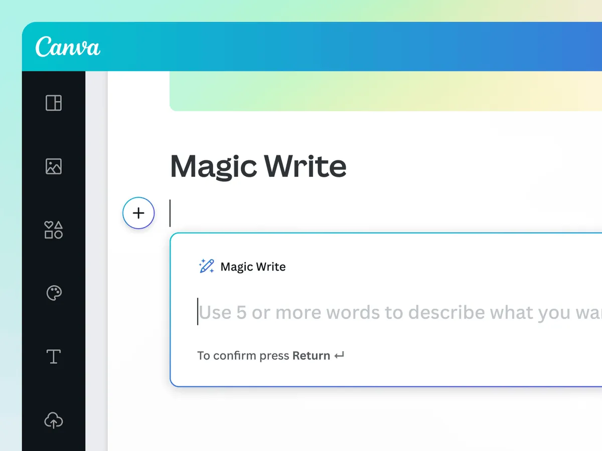 Canva Magic Write : test de l'interface de ce générateur de texte par IA pour entreprise