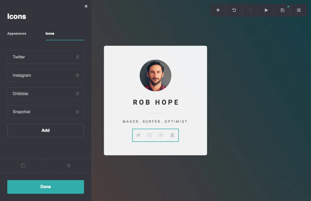 Carrd : test de l'interface de ce logiciel de création de site Internet pour entreprise