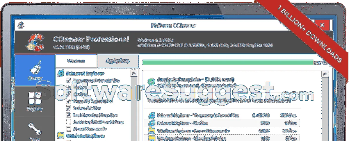 CCleaner : test de l'interface de ce logiciel utilitaire pour ordinateur pour entreprise