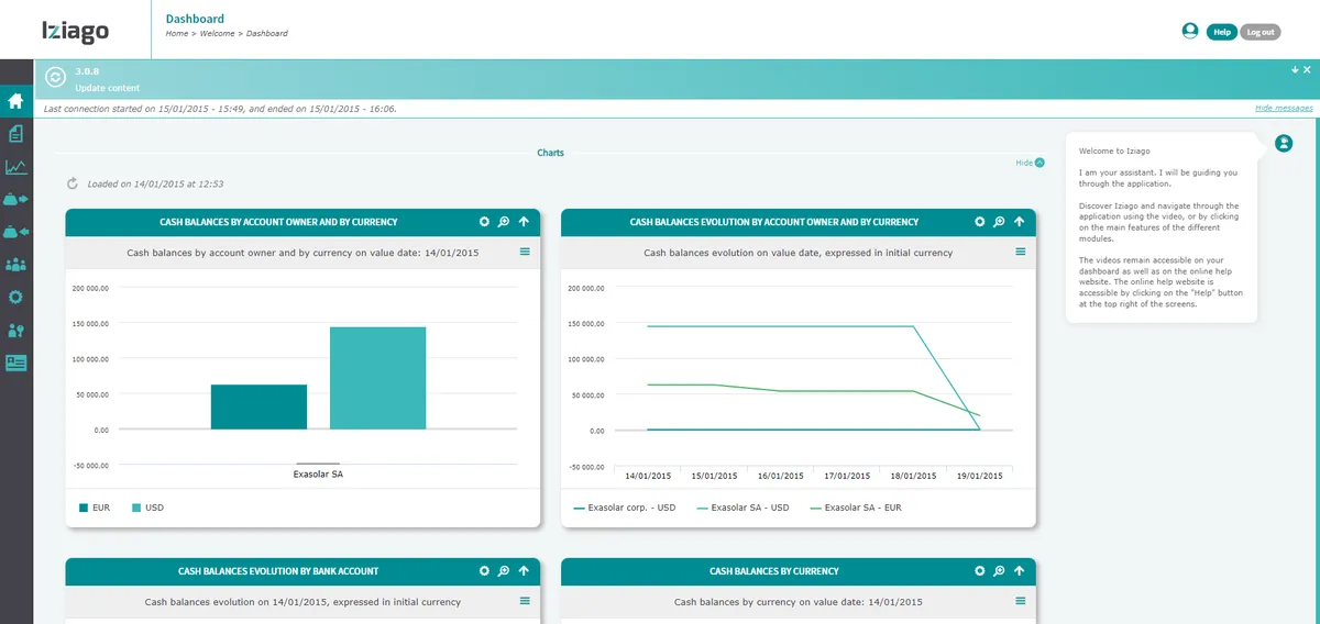 Cegid Iziago : test de l'interface de ce logiciel de trésorerie pour entreprise Cegid Iziago : test de l'interface de ce logiciel de trésorerie pour entreprise