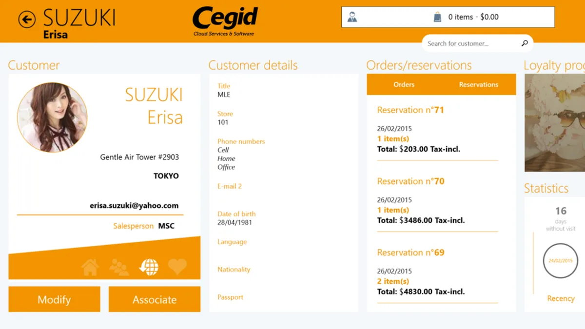 Cegid Retail : test de l'interface de ce logiciel pour commerce de détail pour entreprise Cegid Retail : test de l'interface de ce logiciel pour commerce de détail pour entreprise