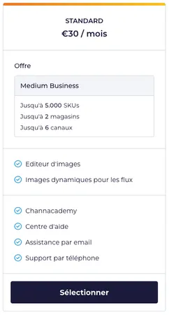 Channable : Tarifs Creatives Channable : Tarifs Creatives