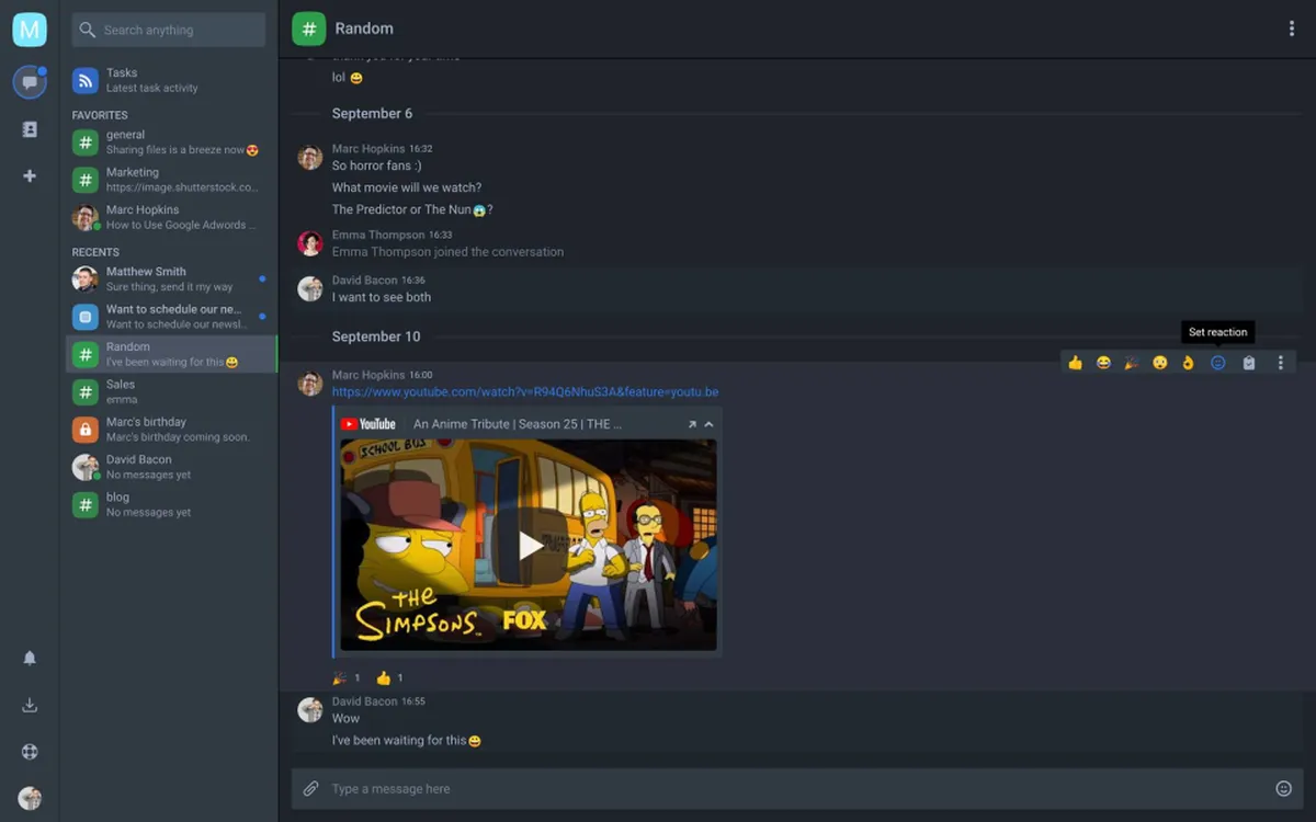 Chanty : test de l'interface de ce logiciel de communication d'équipe pour entreprise Chanty : test de l'interface de ce logiciel de communication d'équipe pour entreprise