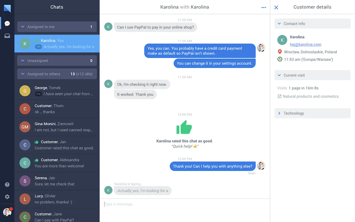 Chat.io : test de l'interface de ce logiciel helpdesk pour entreprise Chat.io : test de l'interface de ce logiciel helpdesk pour entreprise