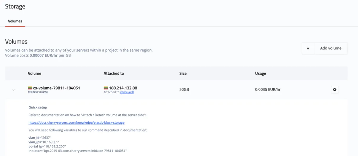 Cherry Servers : test de l'interface de cette plateforme de stockage cloud pour entreprise Cherry Servers : test de l'interface de cette plateforme de stockage cloud pour entreprise