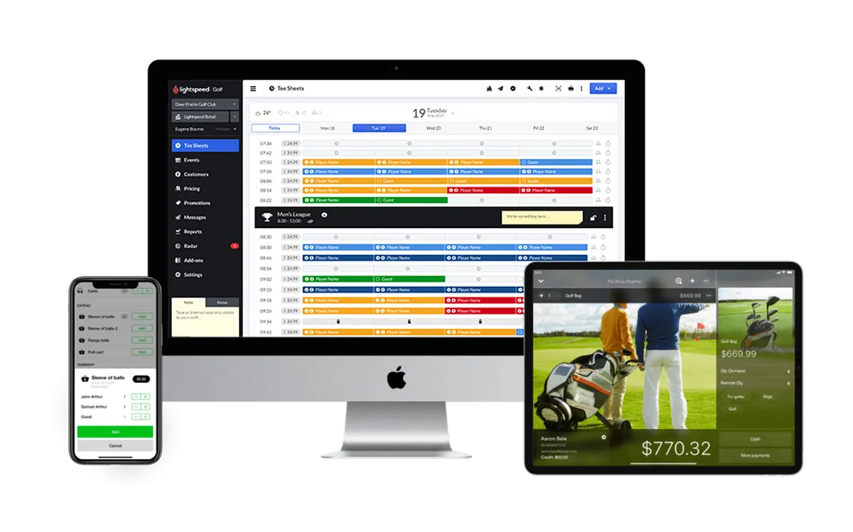 Chronogolf : test de l'interface de ce logiciel pour parcours de golf pour entreprise