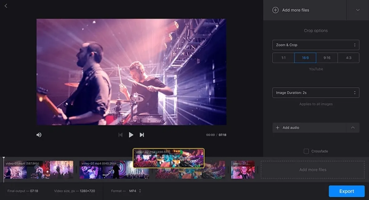 Clideo : test de l'interface de ce logiciel de montage vidéo pour entreprise