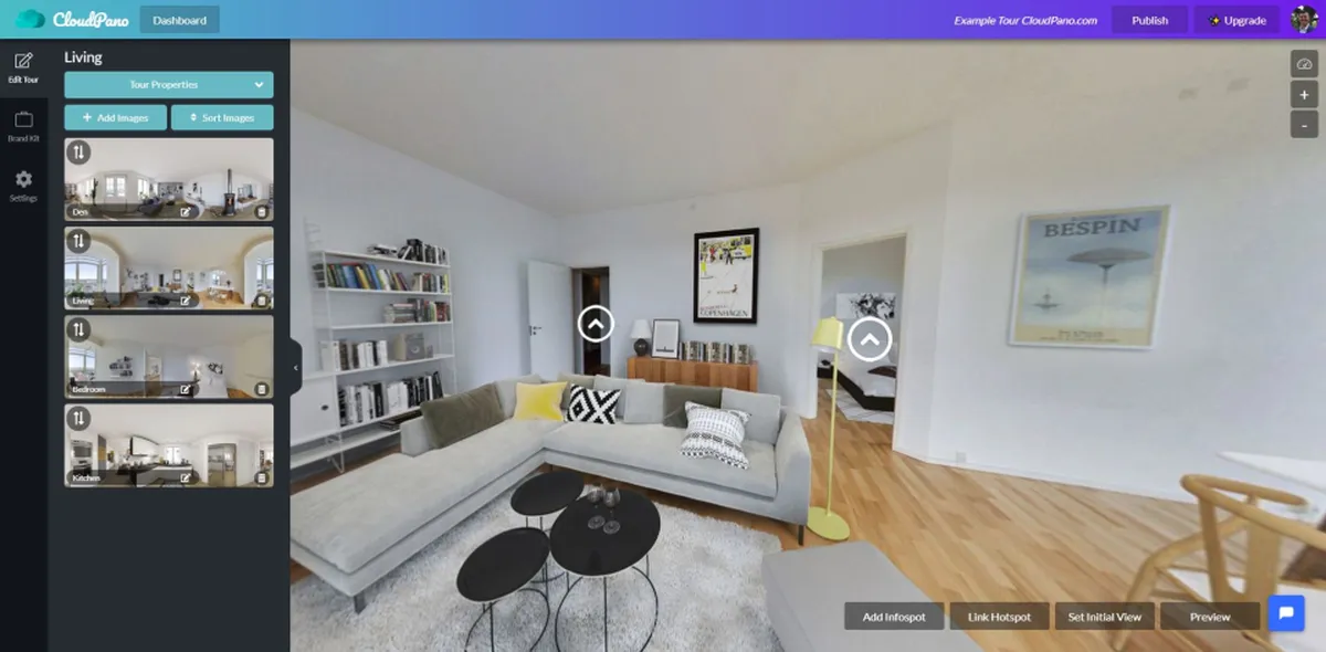 CloudPano : test de l'interface de ce logiciel de visite virtuelle pour entreprise CloudPano : test de l'interface de ce logiciel de visite virtuelle pour entreprise
