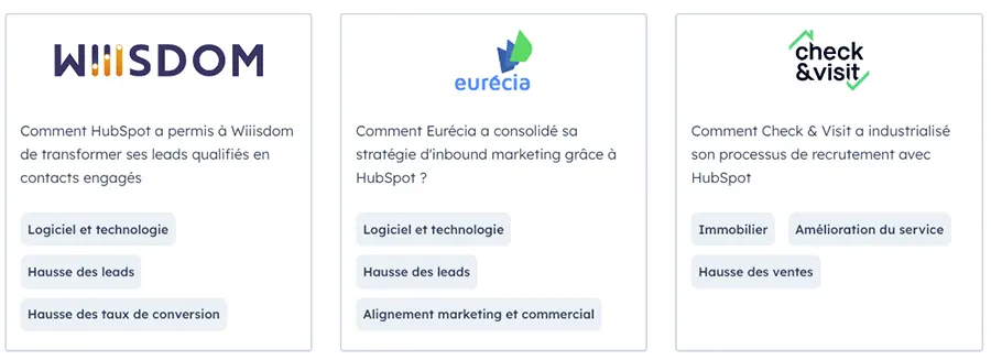 CMS Hub : les références utilisateurs CMS Hub : les références utilisateurs