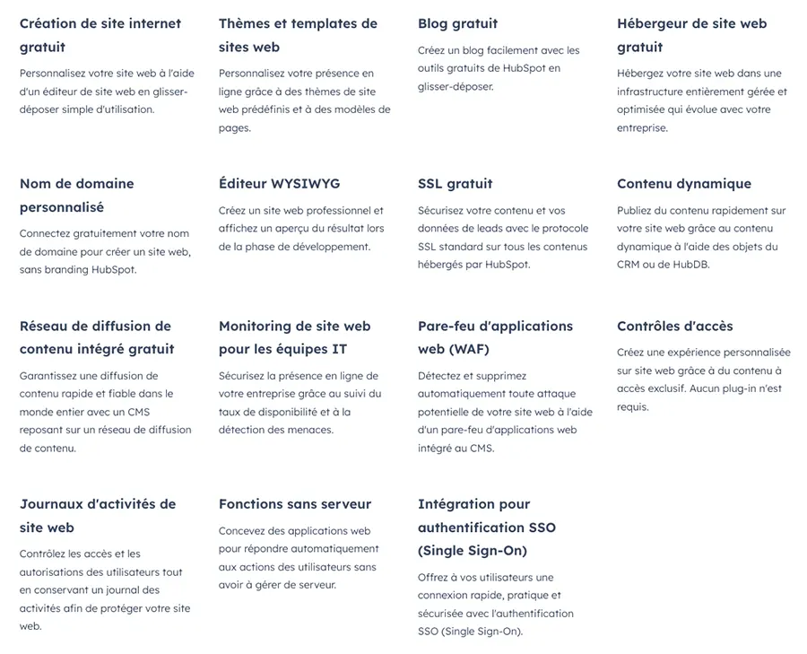 CMS Hub : les services et fonctions CMS Hub : les services et fonctions