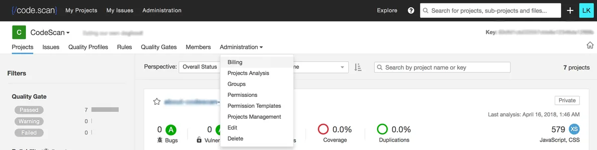 CodeScan : test de l'interface de ce logiciel d'analyse du code pour entreprise