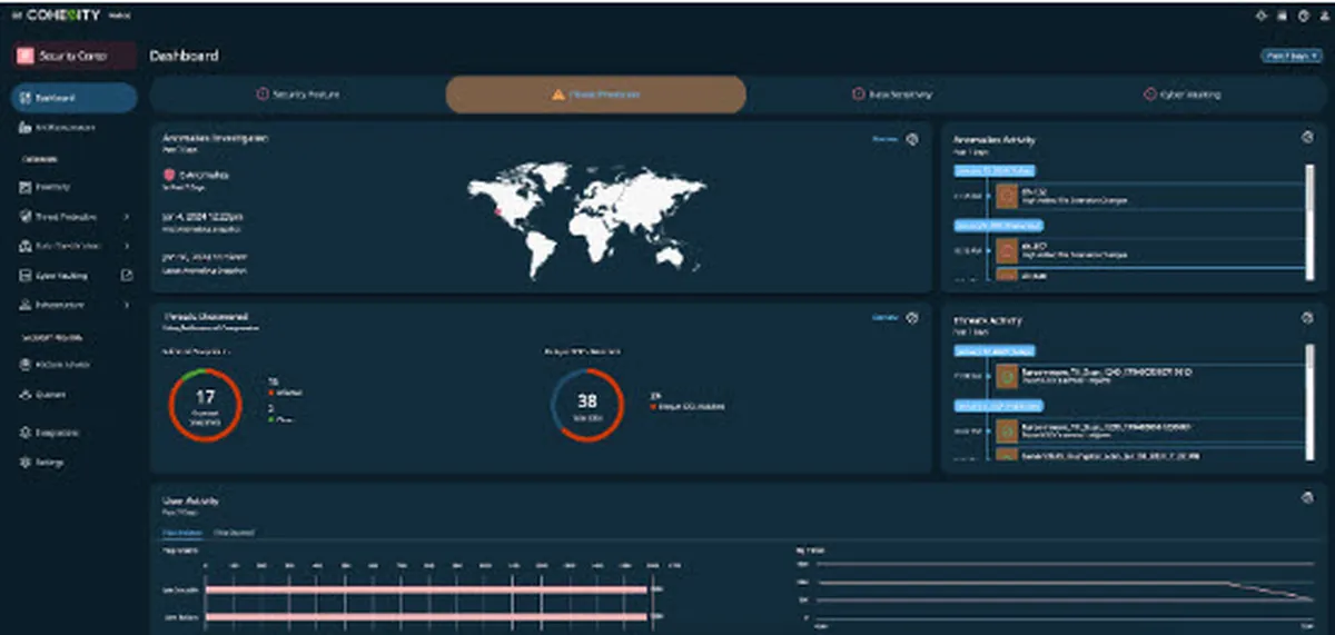 Cohesity : test de l'interface de ce logiciel de cybersécurité / sécurité informatique pour entreprise