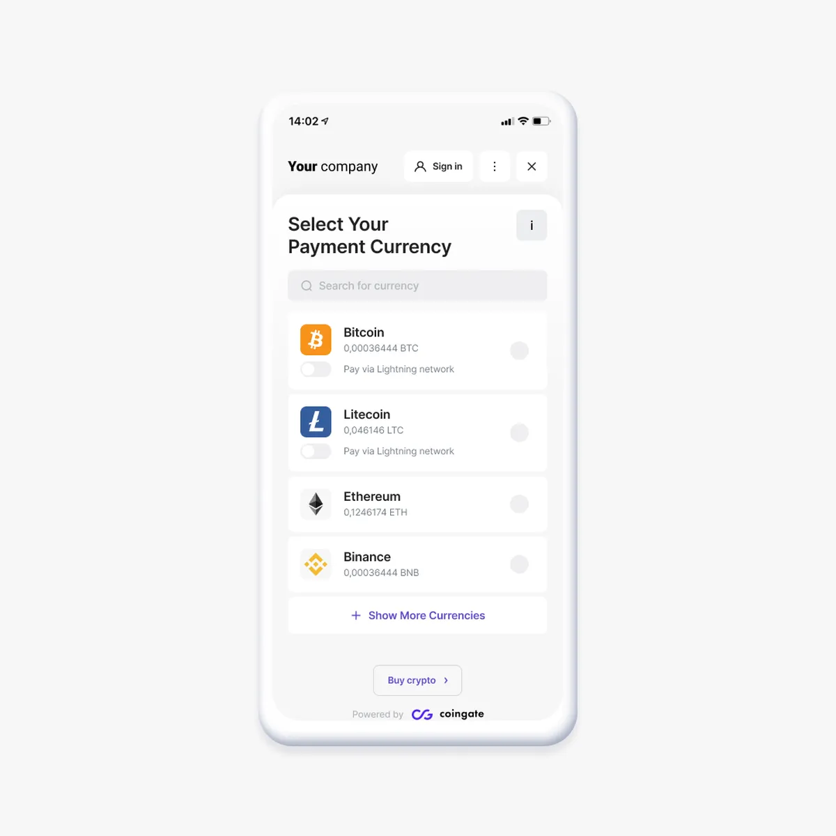 CoinGate : test de l'interface de cette plateforme de crypto-monnaies pour entreprise