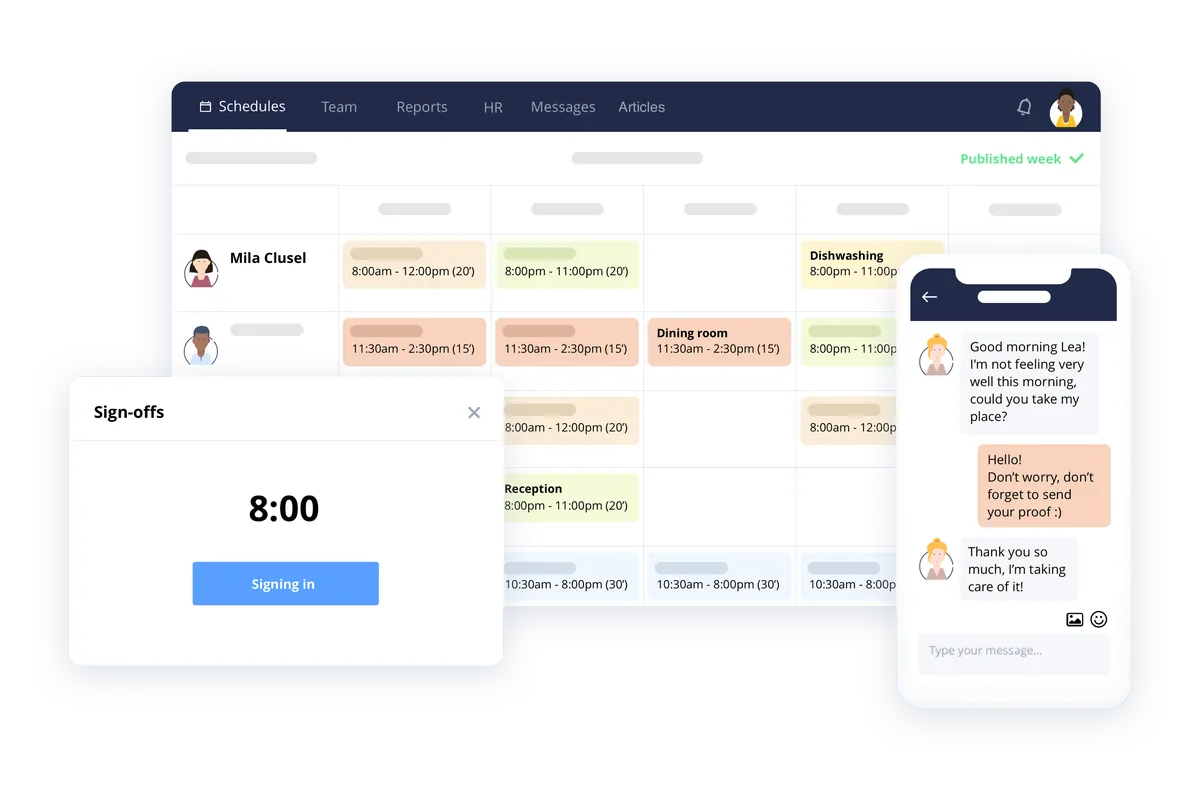 Combo : test de l'interface de ce logiciel SIRH pour entreprise