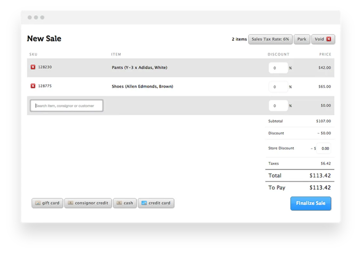 ConsignCloud : test de l'interface de ce logiciel pour commerce de détail pour entreprise