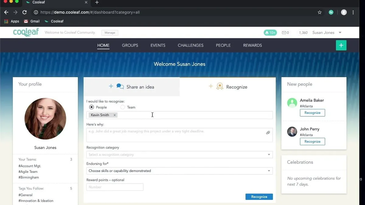 Cooleaf : test de l'interface de ce logiciel de diversité / équité / inclusion pour entreprise Cooleaf : test de l'interface de ce logiciel de diversité / équité / inclusion pour entreprise